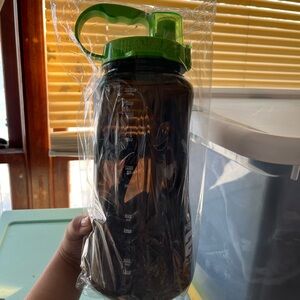 Herbalife Black and Green Water Bottle